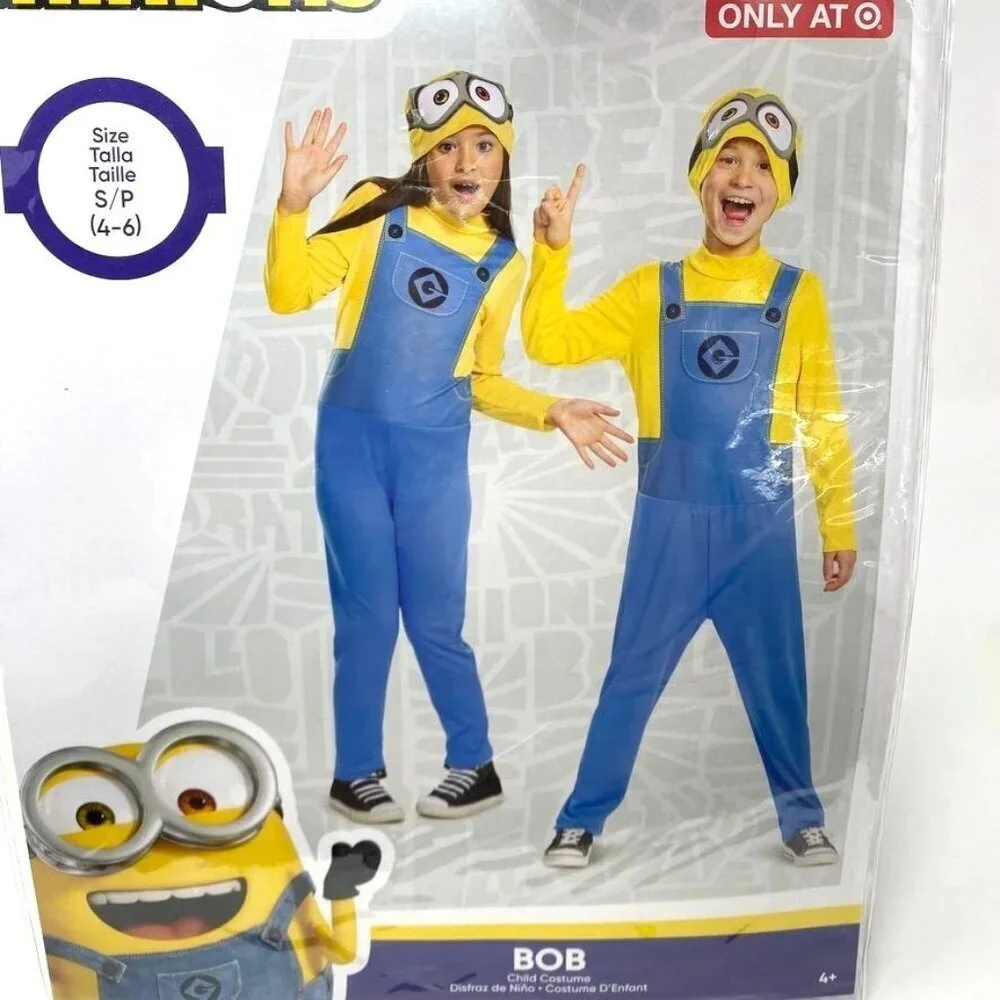 Target Kids' Despicable Me 2 Minions Bob Halloween Costume Size Small Unisex